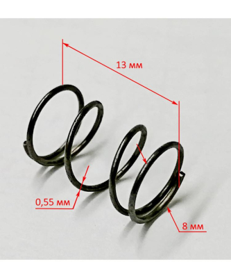 Пружина блокирующего штифта для УШМ-125/900(23),125/1100(11)JLW,115/650(24),125/900,125/1100(23)KEY