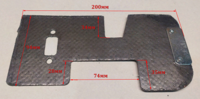 Прокладка глушителя для БТР-1300-2900Р/П(37) TPW