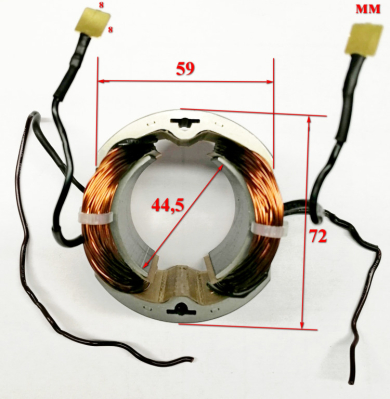 Статор Lраб.=45мм для ДП-190/1800(28) Ресанта GOL